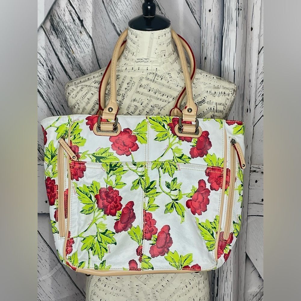 Tignanello “Bed of Roses” Shoulder Bag